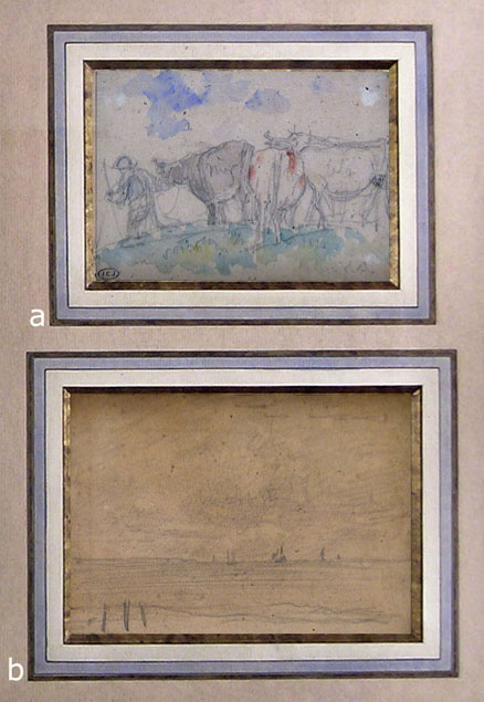 Eugene Louis Boudin, a pair of drawings
